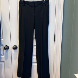 Loft “Kate” Women’s Black Wide Leg Cuffed Hem Dress Pants Size 0 Inseam 32”